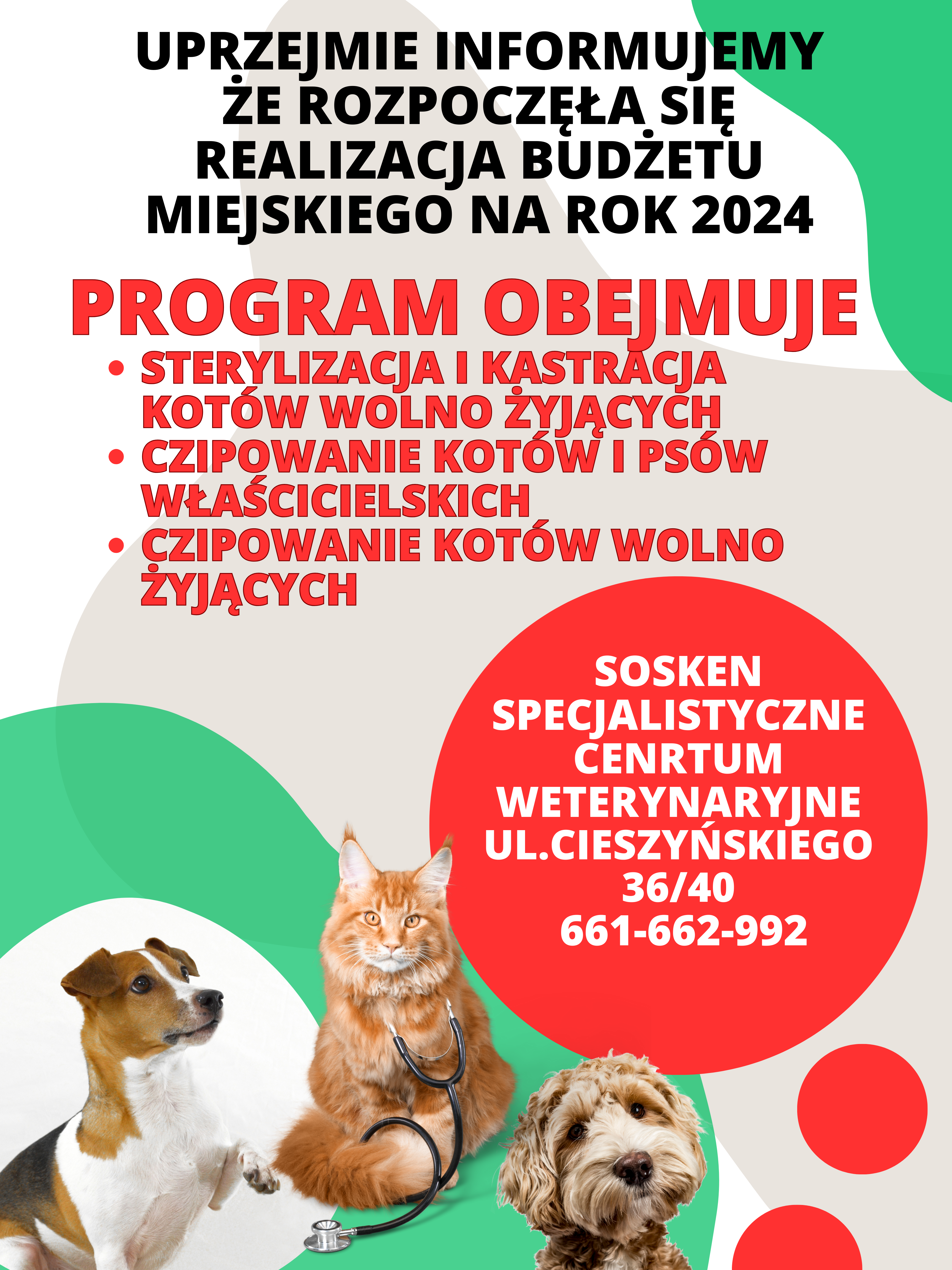 UPRZEJMIE INFORMUJEMY ŻE POZPOCZĄŁ SIĘ PROJEKT BUDŻETU MIEJSKIEGO NA ROK 2024