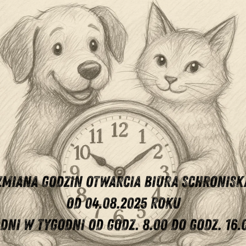 ZMIANA GODZI OTWARCIA SCHRONISKA-2